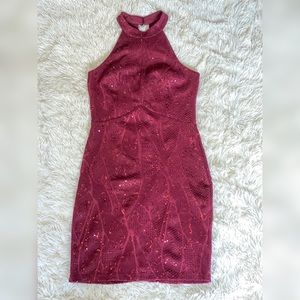 Charlotte Russe Dress. Merlot. Midi dress ❣️